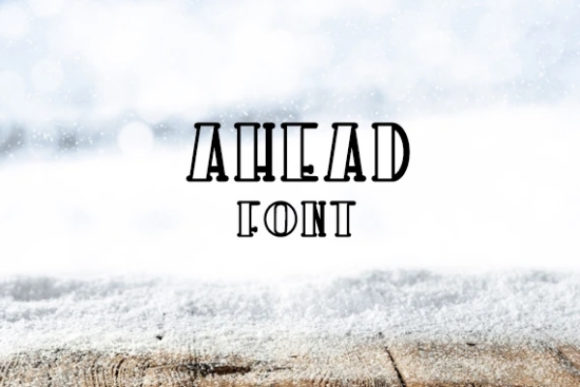 Ahead Display Font for Professional Branding
