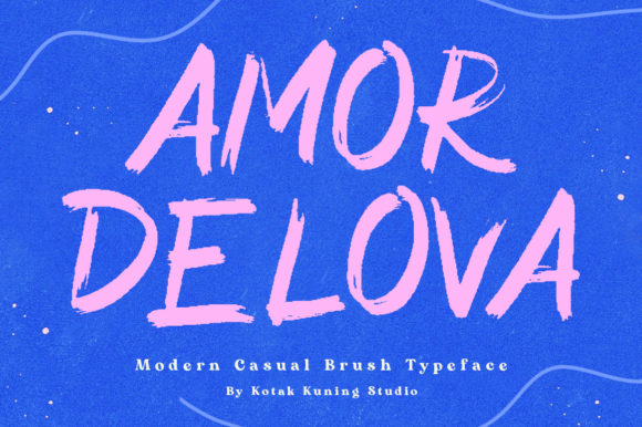 Amor Delova: A Warm, Brush-Script Display Font for Thoughtful Editorial Moments