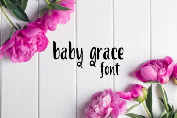 Baby Grace: A Playful Display Font for Authentic Brand Identity