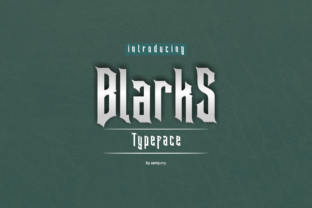 Blarks: A Display Font That Commands Attention