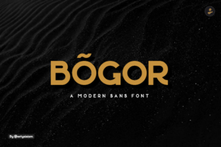 Bogor: A Strong, Clean Display Font for Editorial Design