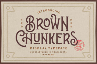 Brown Chunkers: A Vintage Display Font That Elevates Digital Branding