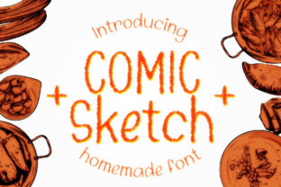 Comic Sketch: A Playful Display Font for Editorial Charm