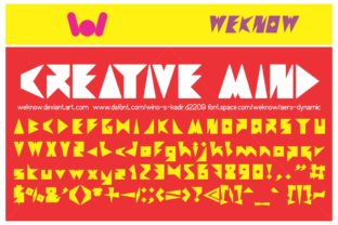 Creative Mind: A Playful Display Font for Bold Brand Moments