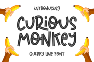 Curious Monkey: A Playful Display Font for Digital Branding