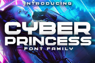 Cyber Princess: A Futuristic Display Font for Scroll-Stopping Campaigns