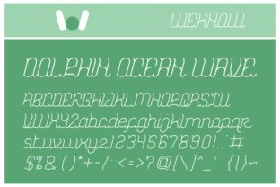 Dolphin Ocean Wave: A Display Font That Feels Like a Breath of Sea Air