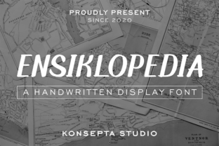 Ensiklopedia: A Friendly Display Font That Feels Like Home