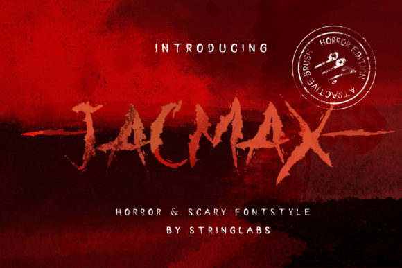 Jacmax: A Horror Display Font That Grabs Attention
