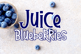 Juice Blueberries: A Captivating Display Typeface for Digital Branding