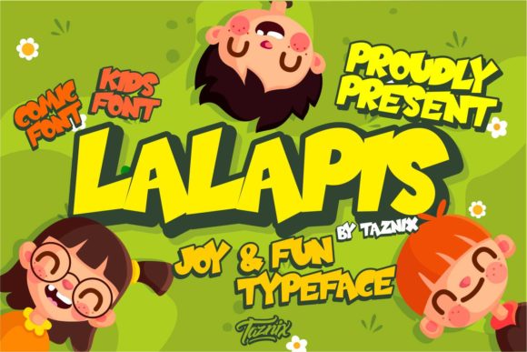 Lalapis: A Joyful Display Font for Digital Branding