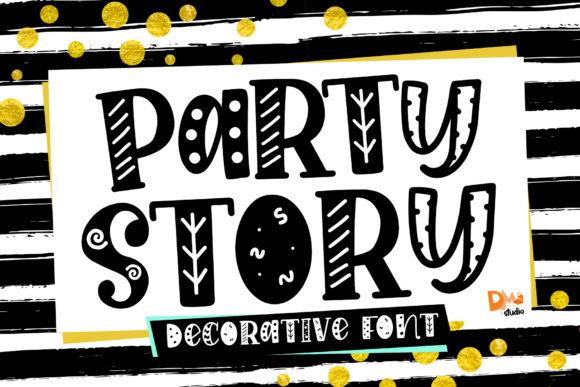 Party Story: A Display Font That Makes Your Handmade Goods Shine
