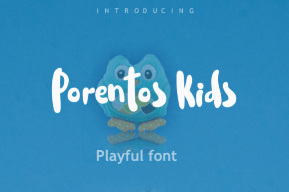 Porentos Kids: A Playful Display Font for Digital Charm