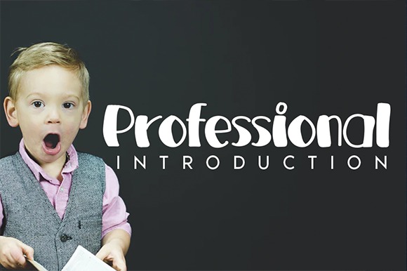 Professional: A Display Font That Feels Like Real Personality