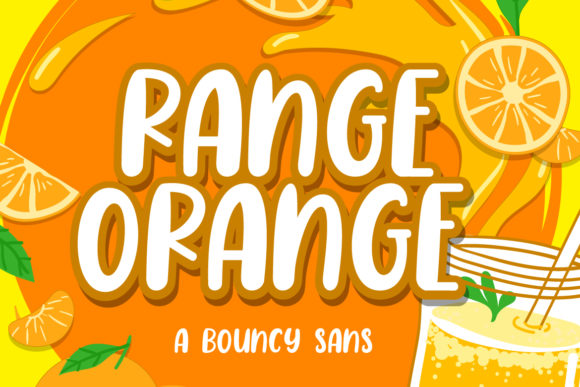 Range Orange: A Playful Display Font That Feels Like Sunshine on Paper