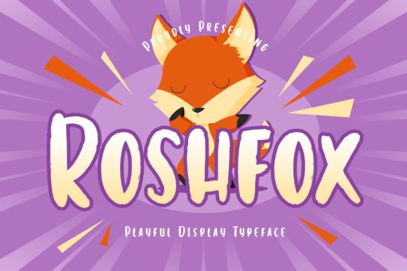 Roshfox: A Playful Display Font That Feels Like a Warm Hug