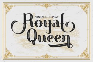 Royal Queen Display Font for Handmade & Vintage-Inspired Products