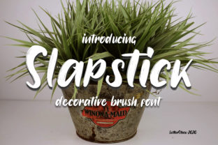 Slapstick: A Handwritten Display Font That Builds Trust