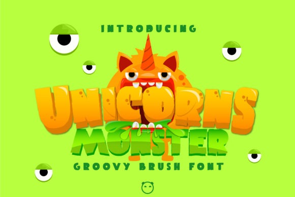 Unicorns Monster: A Bold, Brush-Inspired Display Font for Digital Brands