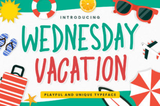 Wednesday Vacation: A Playful Display Font for Scroll-Stopping Campaigns